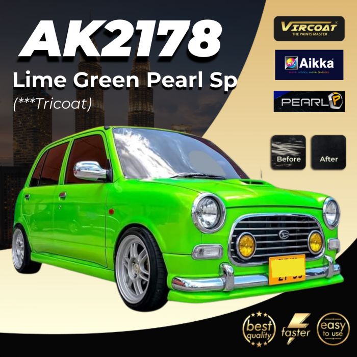 AIKKA Pearl Series Lime Green Pearl AK2178/ Vircoat Special